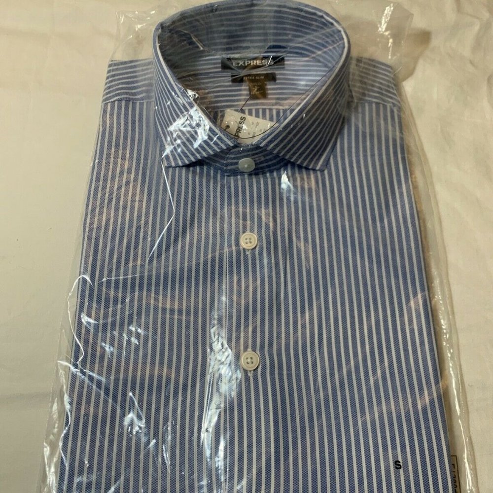 Express Men's Long Sleeve Dress Shirt | Small